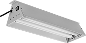 Image of Product. Front orientation. Ultraviolet Curing Lamps. Ceiling- and Wall-Mount Plug-In Ultraviolet Curing Lamps.