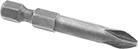 Image of Product. Quick-Change Hex Shank. Front orientation. Screwdriver Bits. Sure-Grip Phillips Bits, For Power Tools.