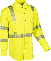 Image of Product. Front orientation. Shirts. High-Visibility Flame- and Arc-Flash-Protection Shirts.