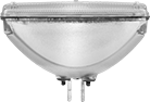 Image of Product. Front orientation. Light Bulbs. Contact-Lug-Base Sealed-Beam Vehicle Headlamp Light Bulbs, REC100×165 Bulb with 2 Contact Lugs.