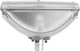 Image of Product. Front orientation. Light Bulbs. Contact-Lug-Base Sealed-Beam Vehicle Headlamp Light Bulbs, REC100×165 Bulb with 3 Contact Lugs.