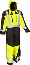 Image of Product. Front orientation. Coveralls. High-Visibility Cold-Protection Coveralls.