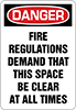 Security and Admittance Accident Prevention Signs