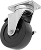 Corrosion-Resistant Casters with Rubber Wheels 