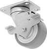 Corrosion-Resistant Casters with Polyurethane Wheels