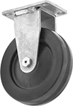 Image of Product. Rigid. Front orientation. Rigid. Corrosion-Resistant Casters with Rubber Wheels.