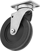 Corrosion-Resistant Casters with Rubber Wheels