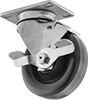 Corrosion-Resistant Casters with Polypropylene Wheels