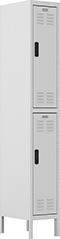 Image of Product. Front orientation. 6 ft. High. Lockers with Keypad Locks, 2 Lockers Down, 1 Locker Across.