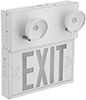 Backlit Exit Signs with Emergency Lights