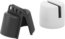 Image of Product. Front orientation. Compressed Air Regulator Locks. Tamper-Resistant Padlockable Covers for Parker Modular Compressed Air Regulators.
