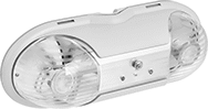 Image of Product. Front orientation. Emergency Backup Lights. Washdown Emergency Backup Lights, Style C.
