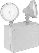 Image of Product. Front orientation. Emergency Backup Lights. Washdown Emergency Backup Lights, Style B.