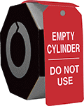 Image of Product. Front orientation. Tags. Liquid and Gas Tags, Empty Cylinder—Do Not Use, Roll.