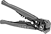 Squeeze-and-Strip Combination Electrical Wire Strippers and Crimpers