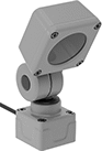 Image of Product. Front orientation. Machine Lights. Pivoting-Head Machine Lights, Style A.