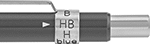 Image of Product. Lead Grade Indicator. Front orientation. ZoomedIn view. Pencils. Drafting Lead Holders.