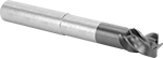 Image of Product. Front orientation. End Mills. Long-Reach Fast-Cut Carbide Square End Mills with Chamfer Corner.