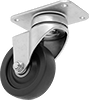 Corrosion-Resistant Casters with Rubber Wheels 
