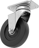 Corrosion-Resistant Casters with Rubber Wheels