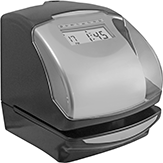 Image of Product. Front orientation. Stamps. Desktop Mount, Time, Date.