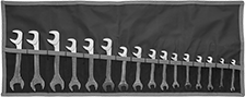 Image of Product. Front orientation. Open-End Wrenches. Tight-Clearance Angled Open-End Wrench Sets.