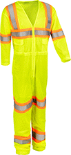 Image of Product. Front orientation. Coveralls. High-Visibility Coveralls.