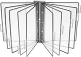 Image of Product. Front orientation. Document Binders. Easy-Flip Display Binders.