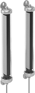 Image of Product. Transmitter and Receiver. Front orientation. Light Curtains. Harsh Environment Light Curtains .