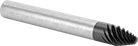 Image of Product. Front orientation. End Mills. Fast-Cut Carbide Barrel End Mills, 8 Flutes.