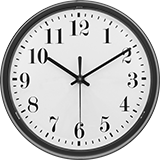 Image of Product. Front orientation. Clocks. Clocks, Style A.