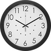 Image of Product. Front orientation. Clocks. Clocks, Style D.