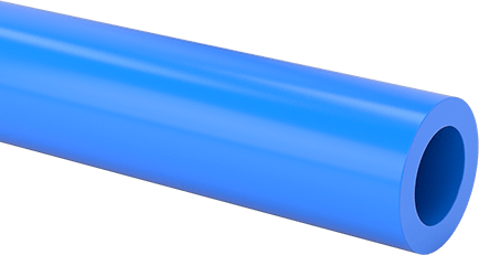 Image of Product. Front orientation. Heat-Stabilized Wear-Resistant Cast Nylon Tube, Easy-to-Machine, 1/2" Wall Thickness, 2-3/4" OD, 2 Feet Long.