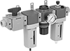 Parker Modular Compressed Air Filter/Regulator/Lubricators (FRLs)