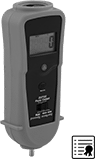 Image of Product. Front orientation. Contains MultipleImages. Tachometers. Contact/Noncontact Tachometers with Thermometer and Certificate of Calibration.