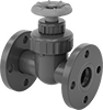 Plastic Flanged Gradual On/Off Valves for Drinking Water