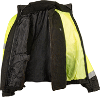 Image of Product. Removable Heated Fleece Vest. Front orientation. Jackets. High-Visibility Heated Jackets.