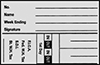 Image of Product. Front orientation. Contains Border. Time Cards. Side-Load Employee Time Cards, Military Time Card.