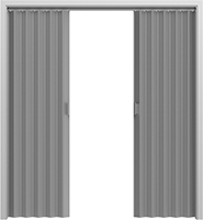 Image of Product. Front orientation. Accordion Doors. Made-to-Order Double Accordion Doors.