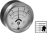 Image of Product. Front orientation. Contains MultipleImages. Magnetic Field Indicators. Calibrated-Dial Magnetic Field Indicators with Certificate of Calibration.