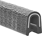 Image of Product. Front orientation. Edge Trim. Reinforced Plastic Edge Trim, Pebbled, Style 6.