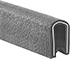Image of Product. Front orientation. Edge Trim. Reinforced Plastic Edge Trim, Pebbled, Style 7.