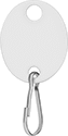 Image of Product. Front orientation. Tags. Key Tags, Oval.