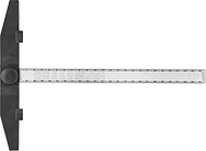 Image of Product. Plastic Head. Front orientation. Squares. T-Profile Squares, Inch, Plastic Head.