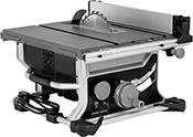 Image of Product. Front orientation. Table Saws. Electric Bench-Top Table Saws.