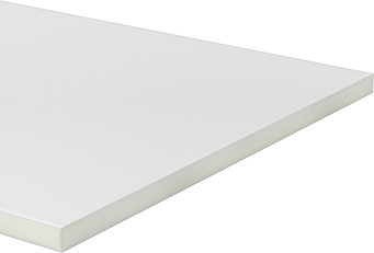 Image of Product. Front orientation. Lightweight PVC Foam, 24" x 36" x 1", White.
