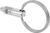 Ring-Grip Retractable Spring Plungers