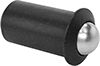 Press-Fit Ball-Nose Spring Plungers
