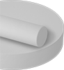 Easy-to-Machine Alumina-Bisque Ceramic Rods and Discs