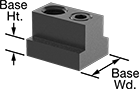 Image of Product. Front orientation. Contains Annotated. T-Slot Nuts. Strong-Hold T-Slot Nuts.
